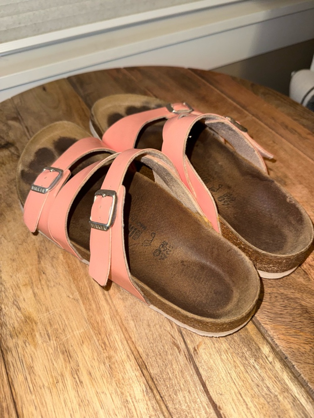 Birkenstock Salina Coral Peach Birko Flor | 40 260 L9 - Picture 2 of 12
